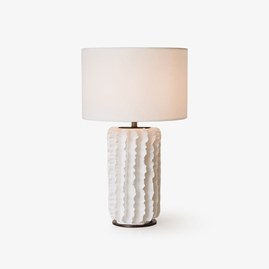 Arroyo Sculpted Ceramic Table Lamp