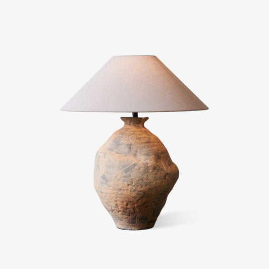 Duna Sculpted Clay Table Lamp