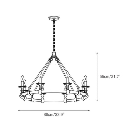 Devon Round Chandelier