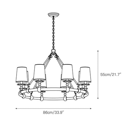 Devon Round Chandelier