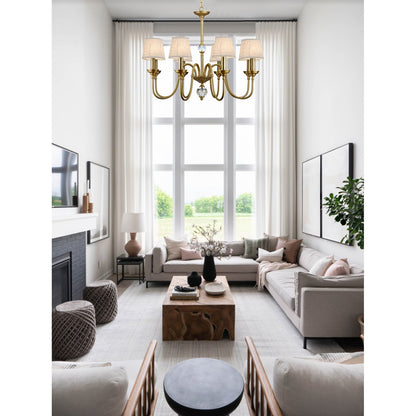 Diana Brass Chandelier