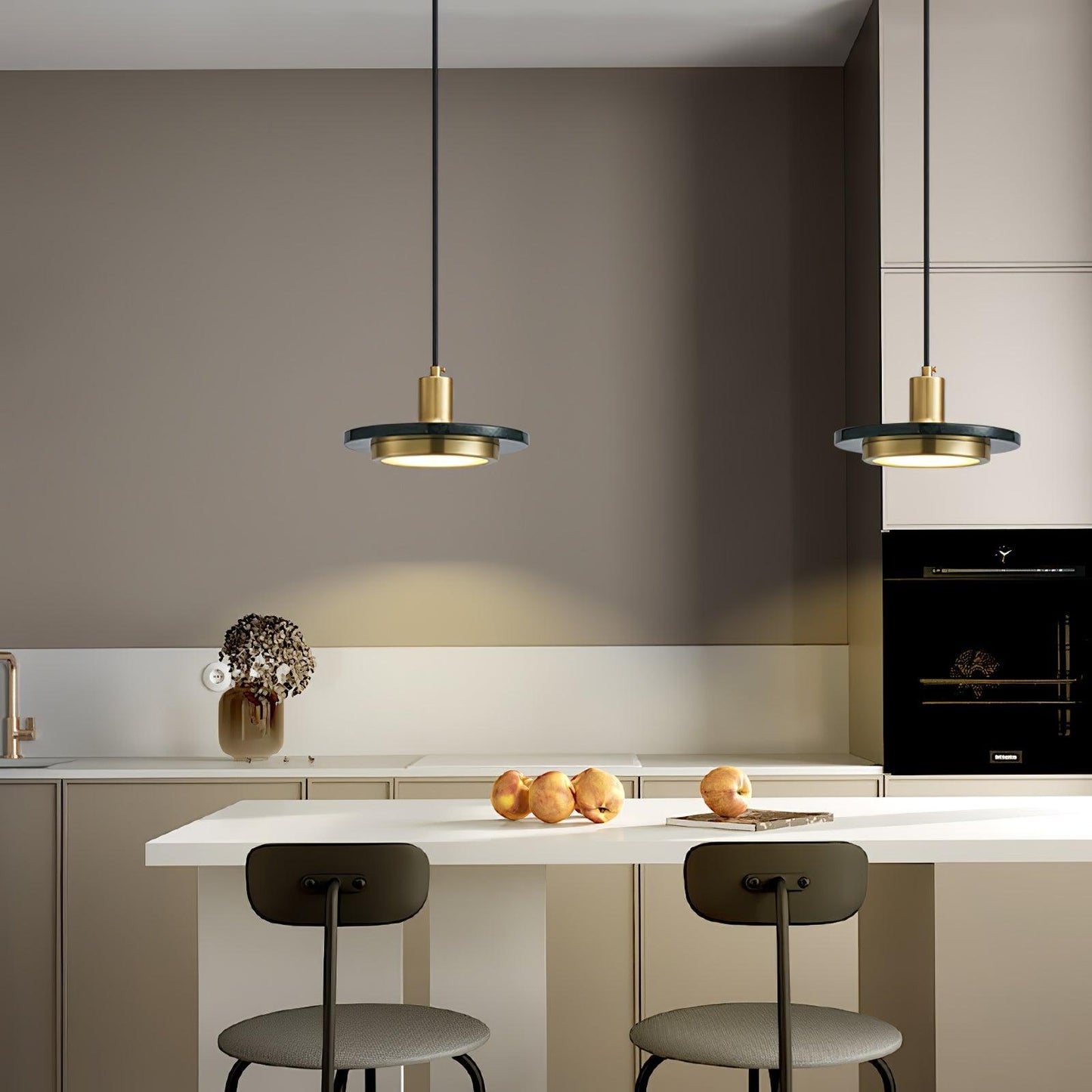 Double Circle Pendant Light