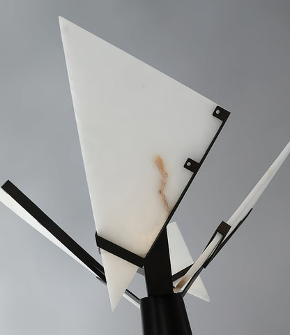 Drape Alabaster Floor Lamp