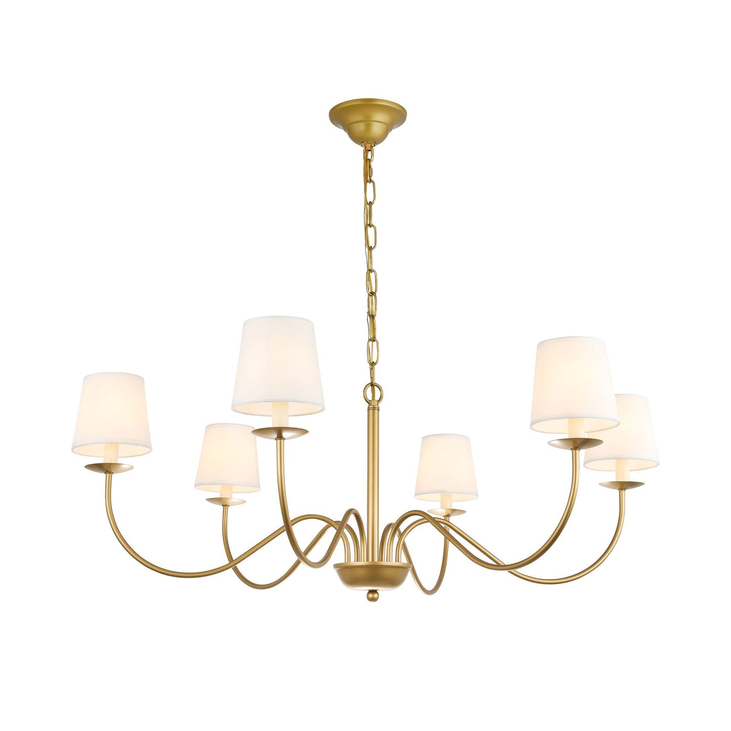 Eclipse Brass Chandelier