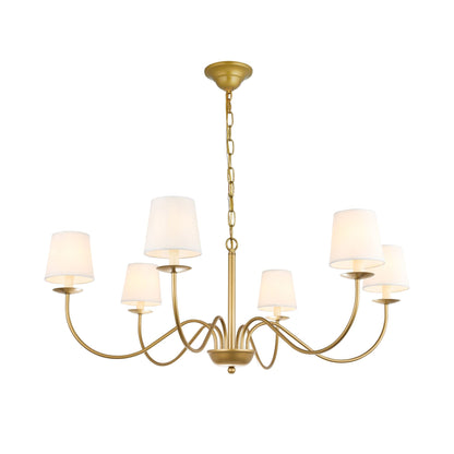 Eclipse Brass Chandelier