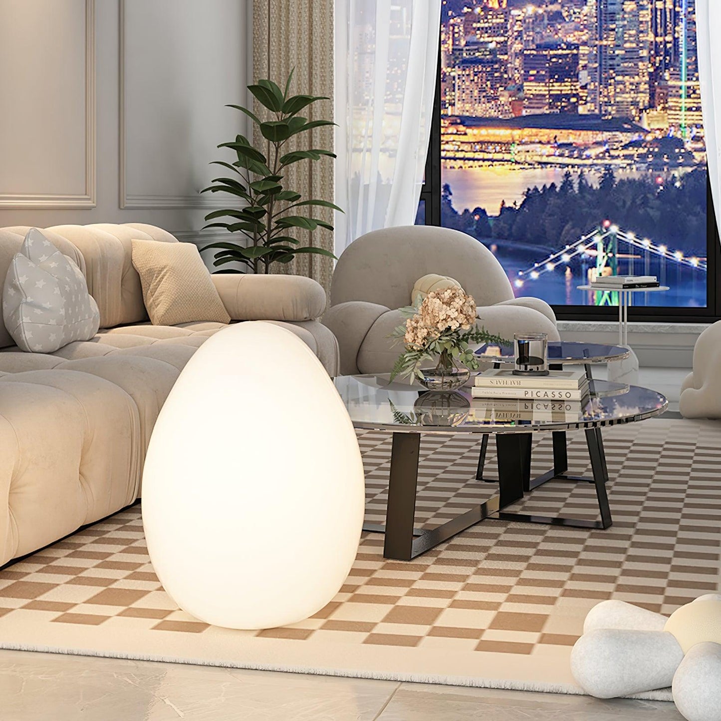 Modern Egg Table Lamp