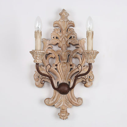 Florentine Wood Wall Lamp