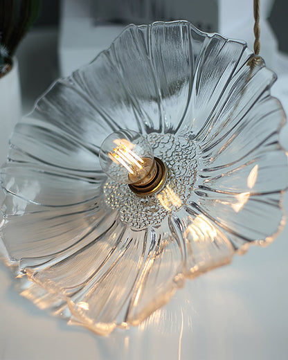 Flower Glass Swag Lights