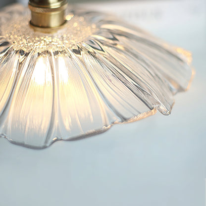 Flower Glass Swag Lights