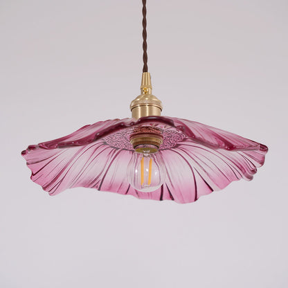 Flower Glass Swag Lights
