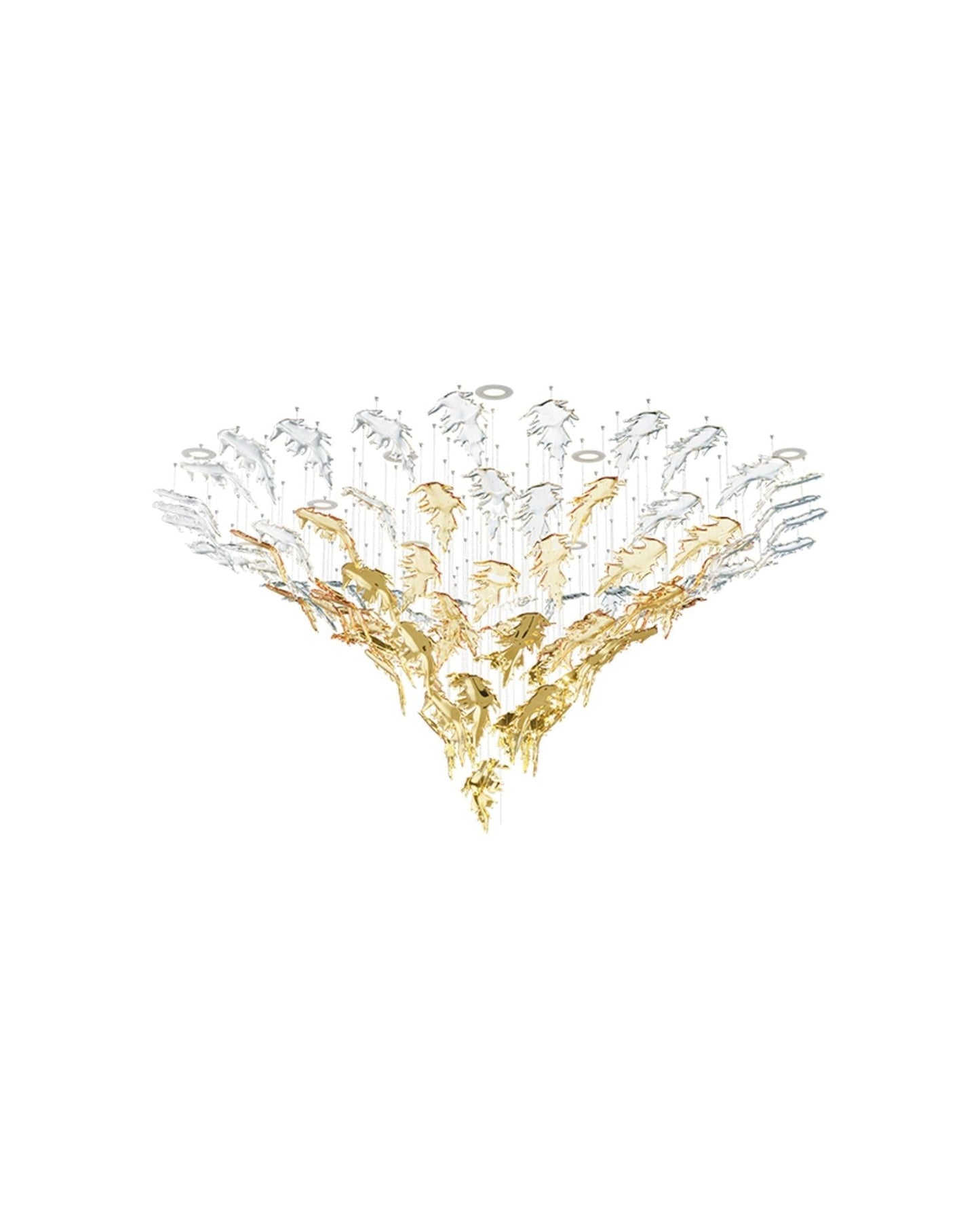 Flying Leaves Chandelier
