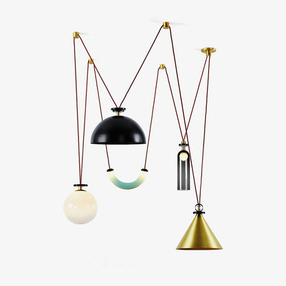 Geometric Shape Art Modern Chandelier