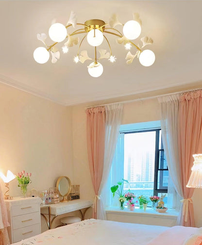 Ginkgo Glass Ceiling Lamp