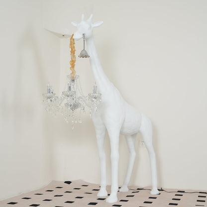 Giraffe Sculpture Floor Lamp