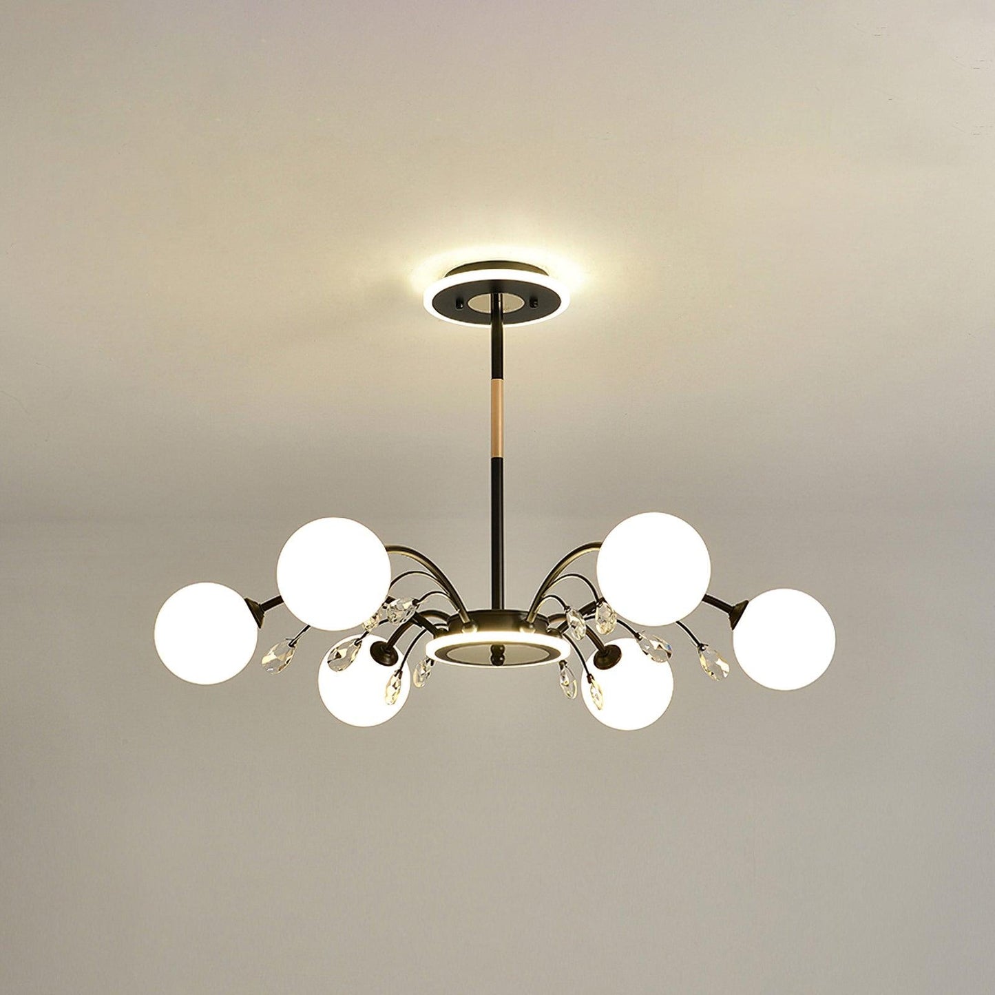 Glamorous Glass Raindrop Chandeliers