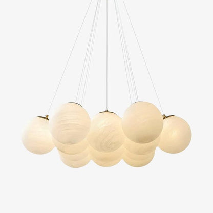 Glass Cluster Chandelier