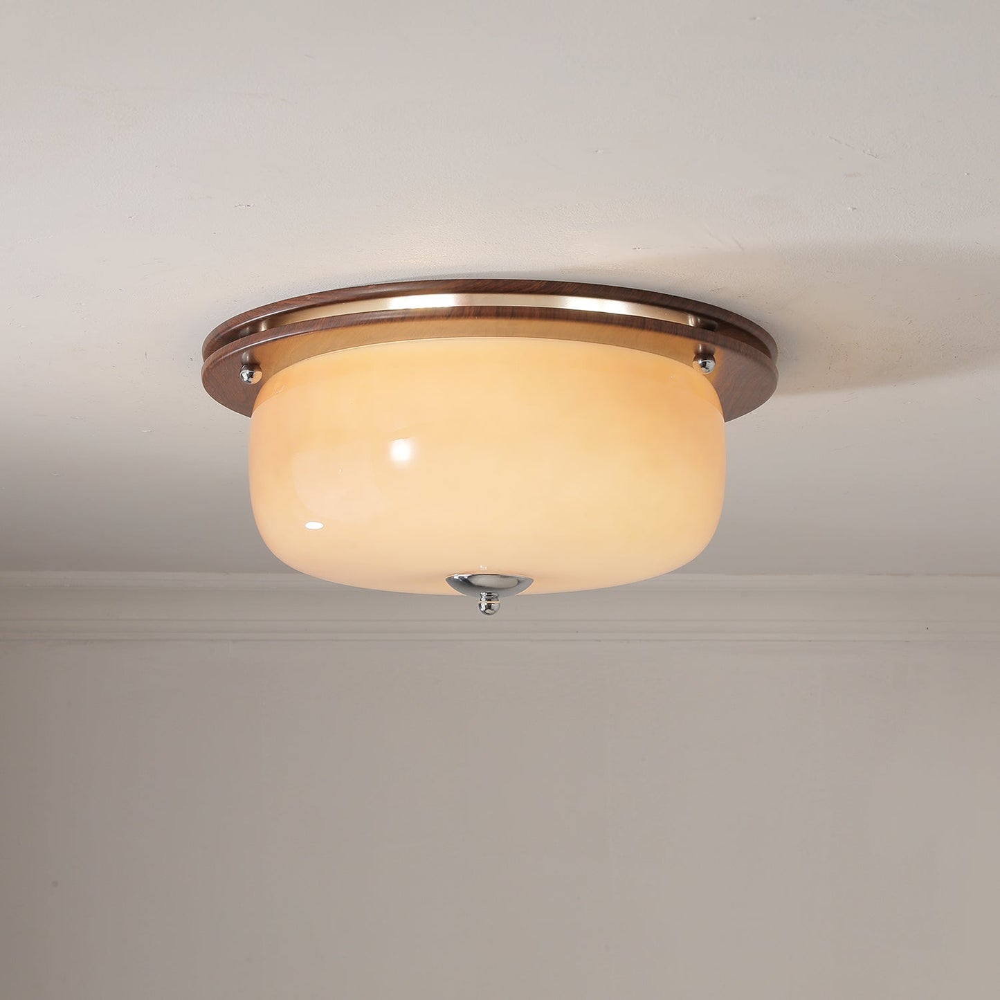 Glass Dome Ceiling Light