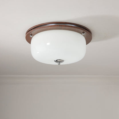 Glass Dome Ceiling Light