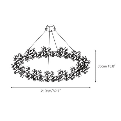 Heracleum Round Chandelier