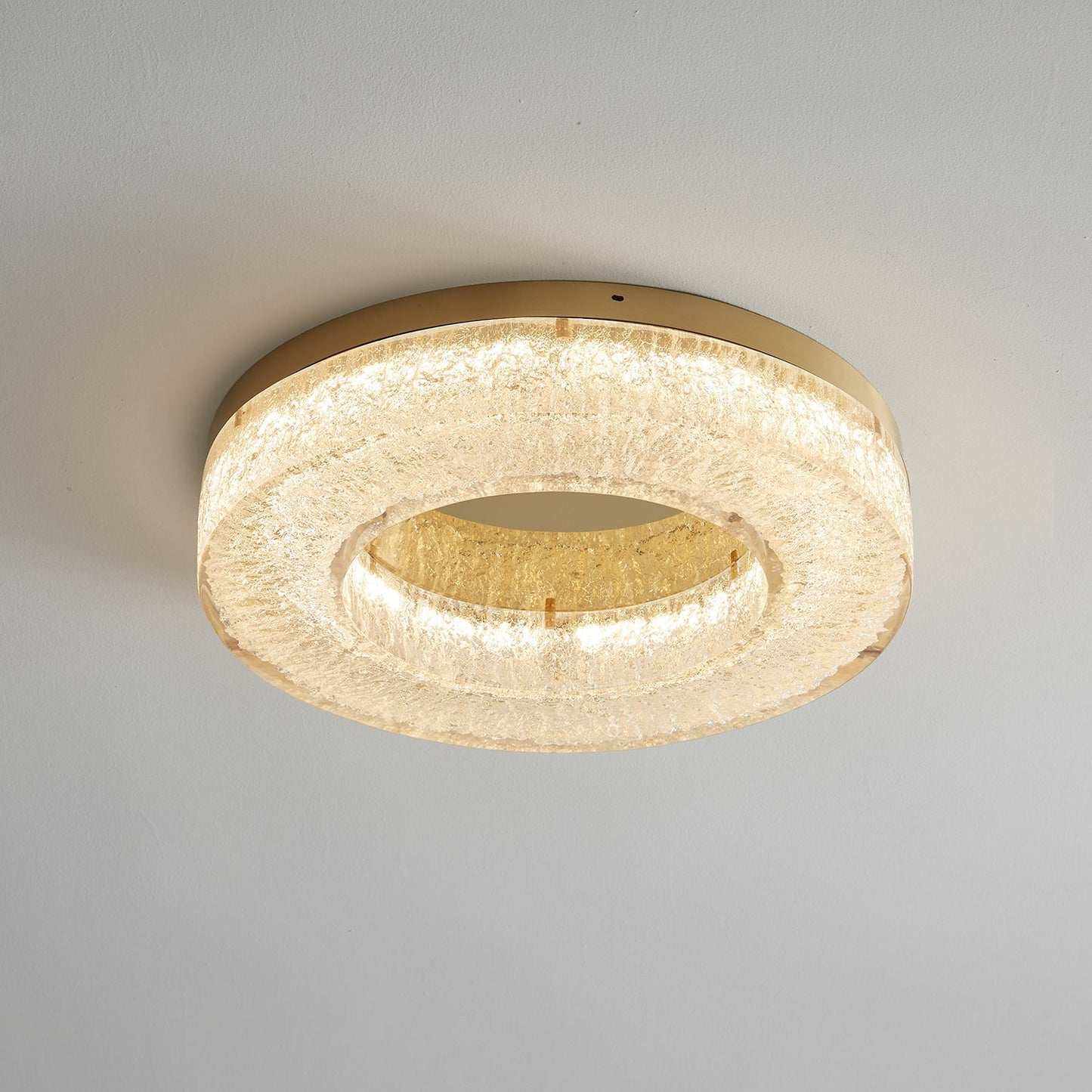 Ice Crack Circle Ceiling Lamp