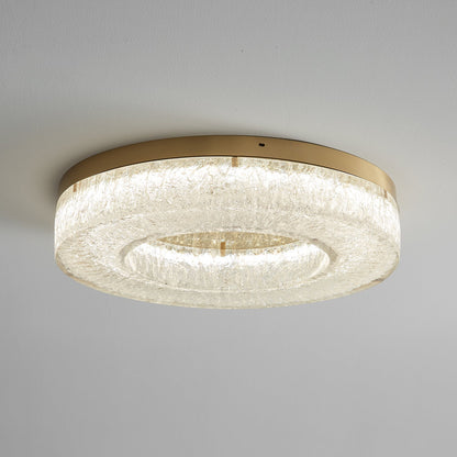 Ice Crack Circle Ceiling Lamp