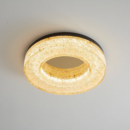 Ice Crack Circle Ceiling Lamp