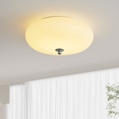 Ivory Ripple Ceiling Light