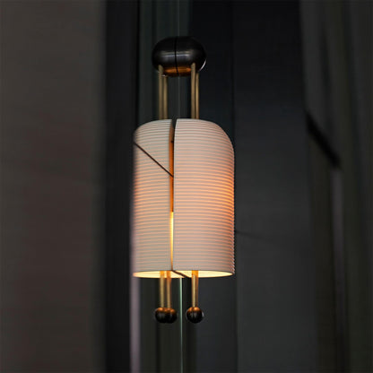 Zelaeora Modern Minimalist Glass Lantern Sconce Wall Lamp