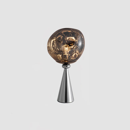Lava Cone Table Lamp ∅ 11″ X H 17.7″ / Dia 28cm X H 45cm / Chrome & Smoke gray / US Plug Table lamp