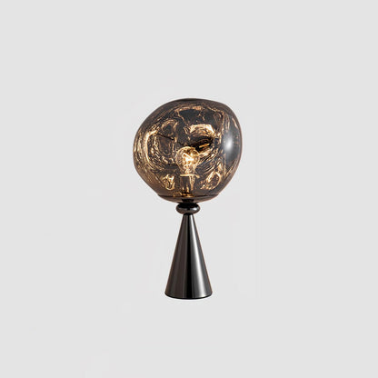 Lava Cone Table Lamp ∅ 11″ X H 17.7″ / Dia 28cm X H 45cm / Black & Smoke gray / US Plug Table lamp