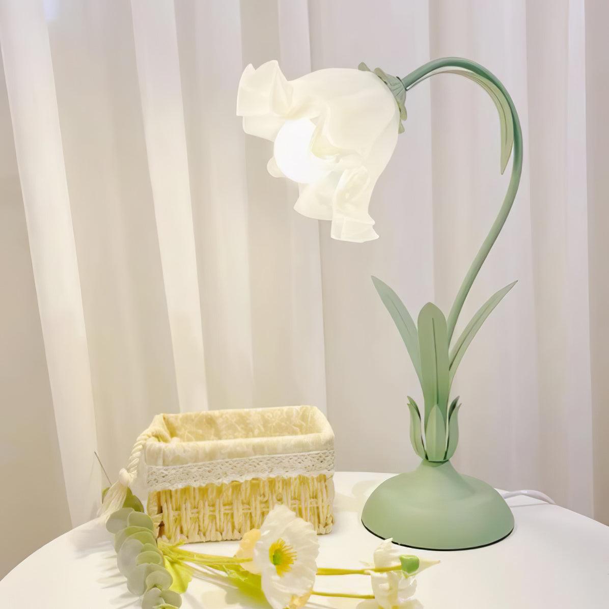 lily of the valley flower lamp Lily of the Valley Table Lamp – Keyming