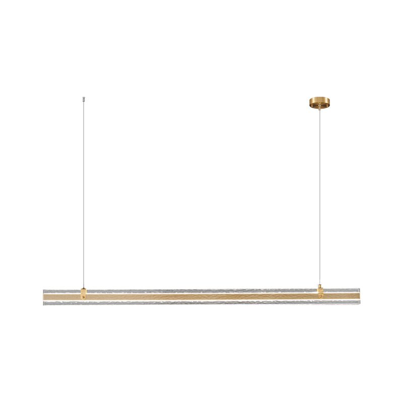 Linear Ribbon Island Pendant Light