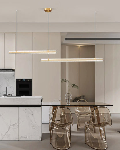 Linear Ribbon Island Pendant Light