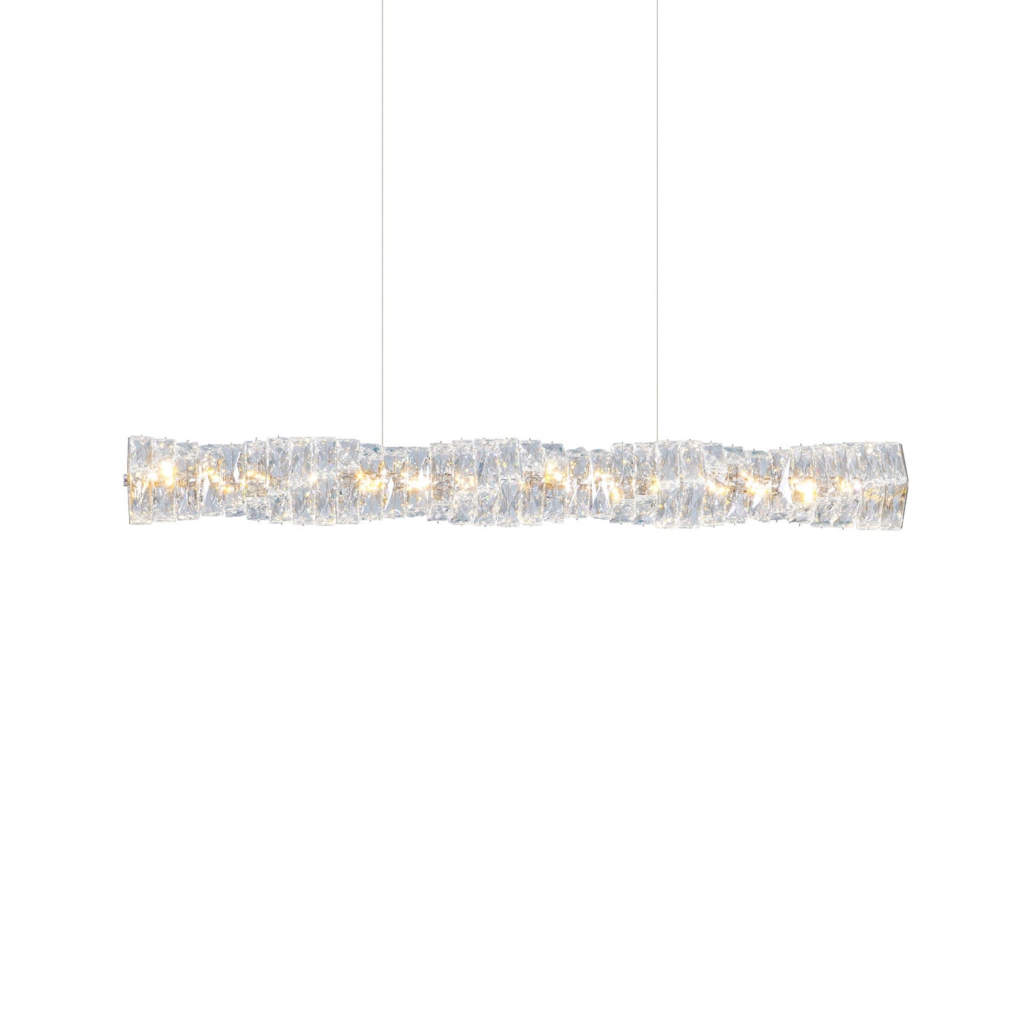 Long Crystal Pendant Lamp