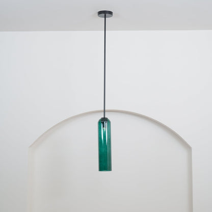 Long Tube Glass Pendant Light