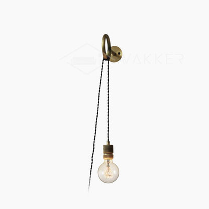 Loop Minimalist Wall Light With Wall Socket