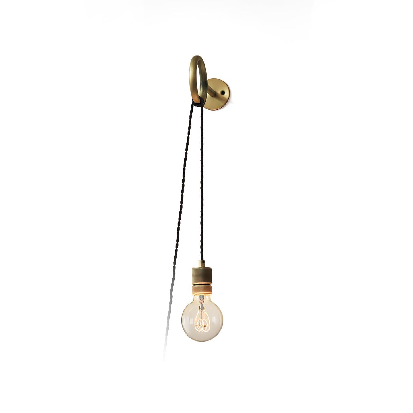 Loop Minimalist Wall Light With Wall Socket