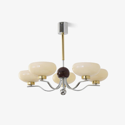 Medieval Glass Bowl Chandelier