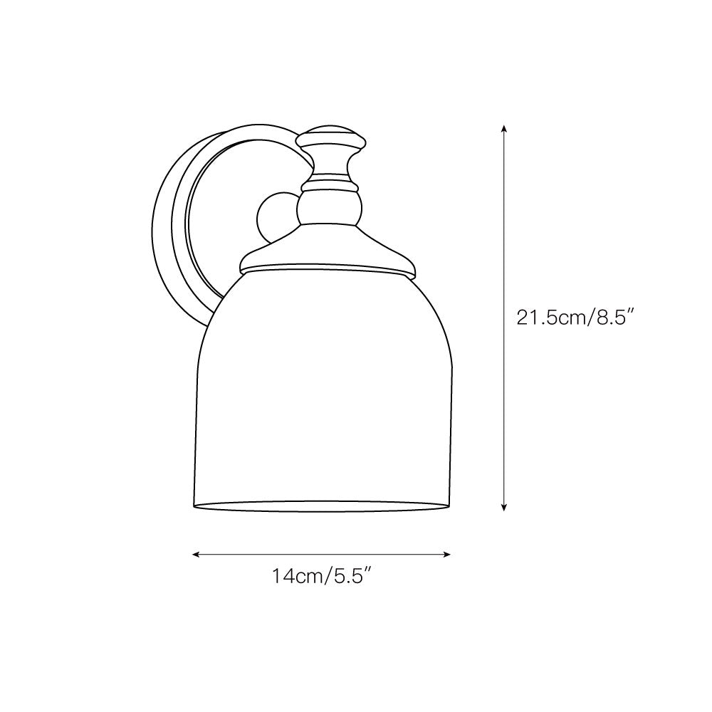 Chart Short Arm Sconce