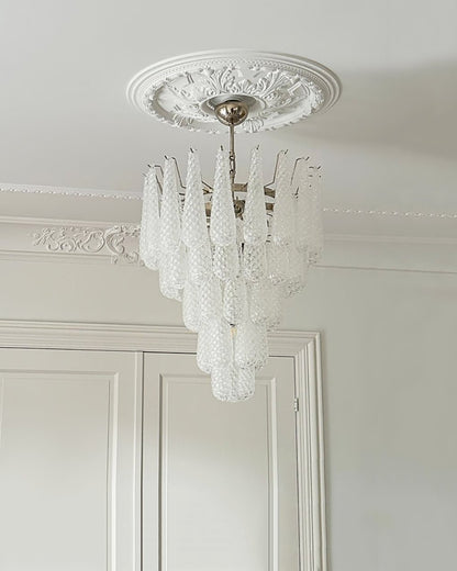 Murano Glass Droplet Chandelier