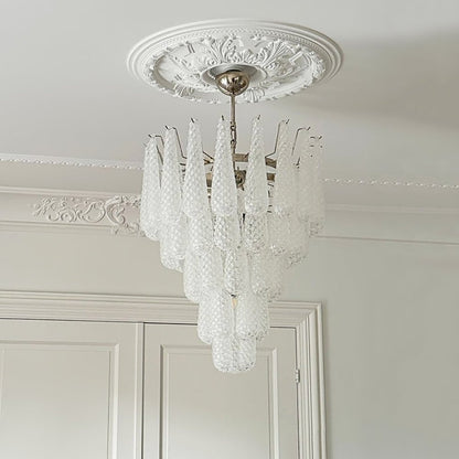 Murano Glass Droplet Chandelier