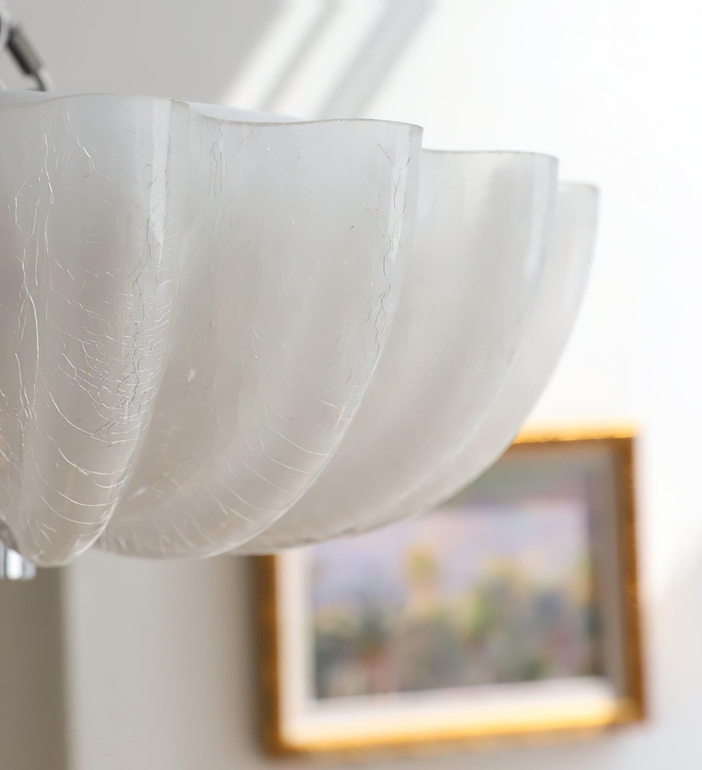 Murano Glass Flush Ceiling Light