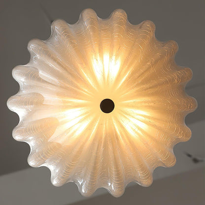 Murano Glass Flush Ceiling Light