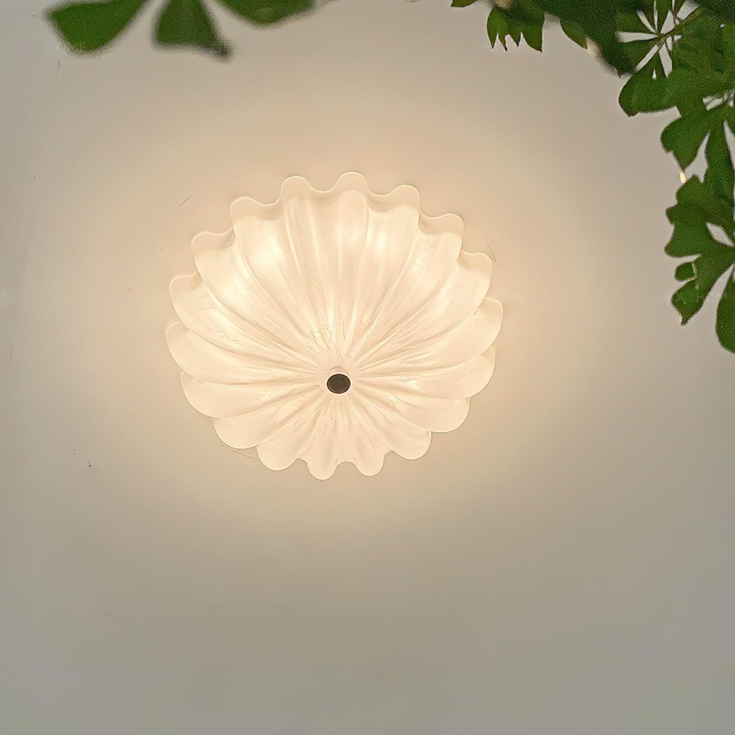 Murano Glass Flush Ceiling Light
