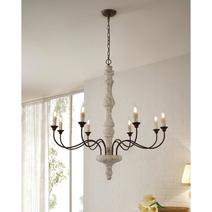 Ophelia 8-Light Candle Chandelier
