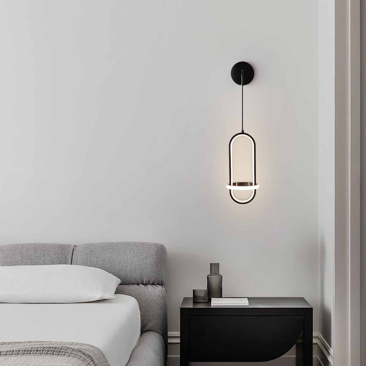 Oval Brass Wall Light