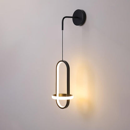 Oval Brass Wall Light