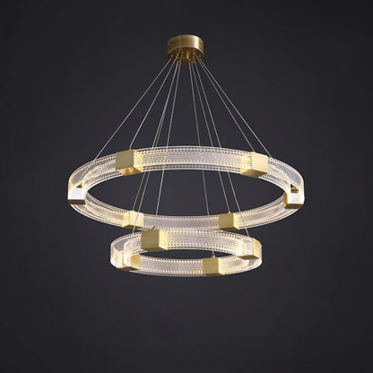 Parallel Ring LED Chandelier