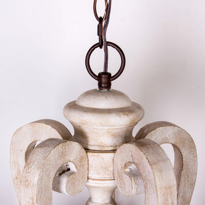Parrotuncle Wooden Candle Chandelier