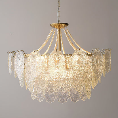 Pearls Glass Chandelier